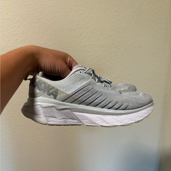 Hoka grey running shoes - Picture 6 of 10